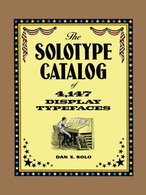 cover image of The Solotype Catalog of 4,147 Display Typefaces